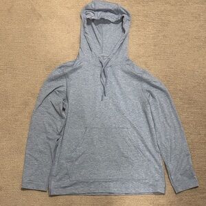 Mens XS Lululemon Light Blue Hooded Long-Sleeve Pullover Shirt